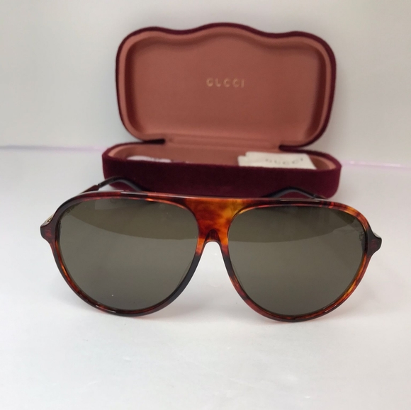 💯 Original  Gucci GG0829SA 003 61 Men's Sunglasses - Picture 9 of 13